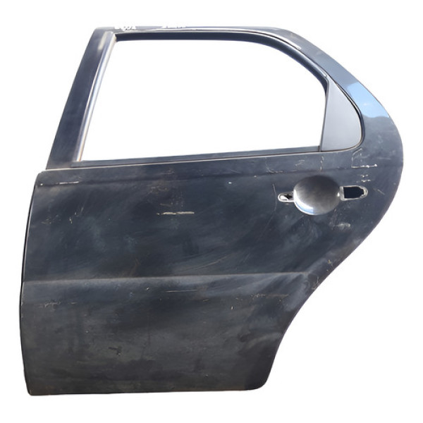 Porta Traseira Esquerda Palio Cor Preta 2009/2012 Original