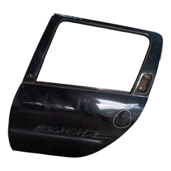 Porta Traseira Esquerda Peugeot Sw 206 207  Traseira Esquerdo Preto