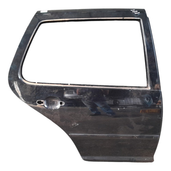 Porta Traseira Direita Volkswagen Golf Sapão 1999 A 2013 Traseira Direito Preto
