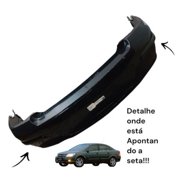 Parachoque Tras Vectra Sedan 2007 2008 2009 2010 2011