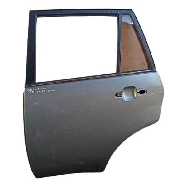 Porta Traseira Esquerda Chery Tiggo 2009 2010 2011 2012 Cinza Traseira Esquerdo