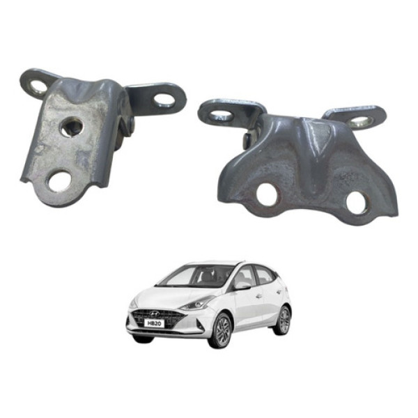 Par Dobradiças Porta Hb20 Hatch Tras Esq 2020 2021 2022