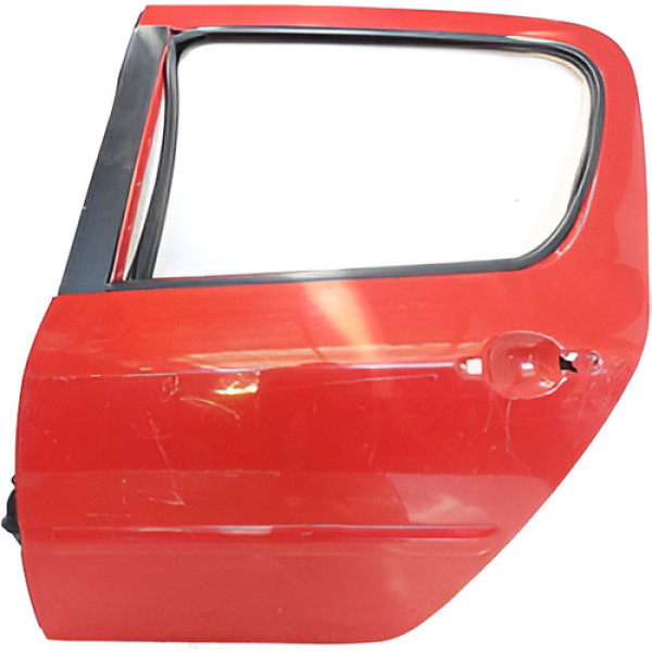 Porta Traseira Esquerda Original Peugeot 307 Vermelha