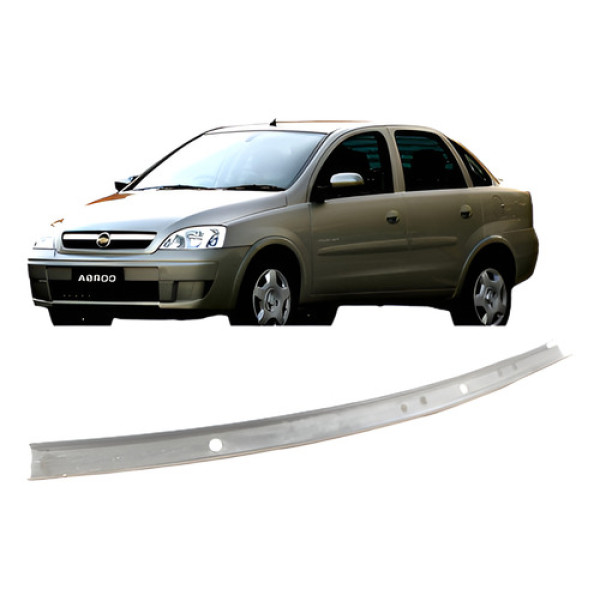 Canaleta Guia Vidro Traseiro Direito Corsa Maxx 2003 A 10  Cinza