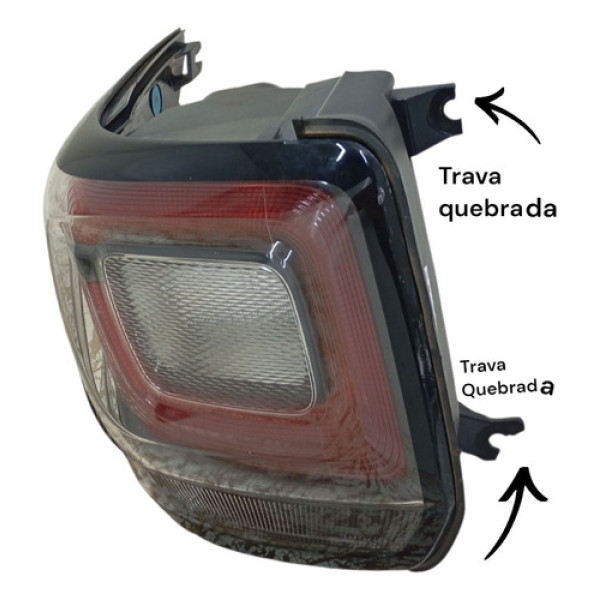 Lanterna Traseira Esquerda Strada 20/23 Com Quebrado Esquerdo/motorista