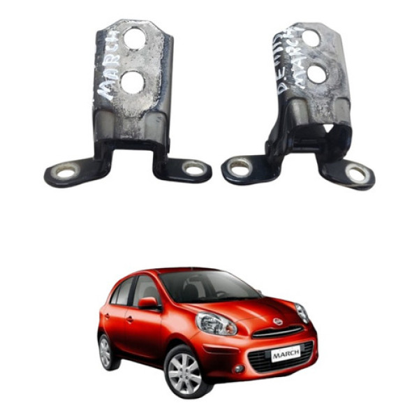 Dobradiça Porta Dianteira Esquerda Nissan March 2011 A 15