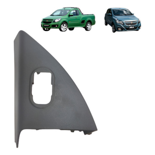 Moldura Botão Vidro Elétrico Esquerdo Agile Montana  2010 