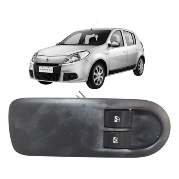 Botão Vidro Elétrico Dianteiro Esquerdo Sandero 2007 A 2014 