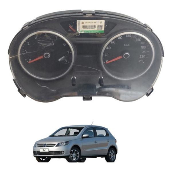 Painel Velocímetro Conta-giros Voyage Gol Saveiro G5 09 A 12 Preto