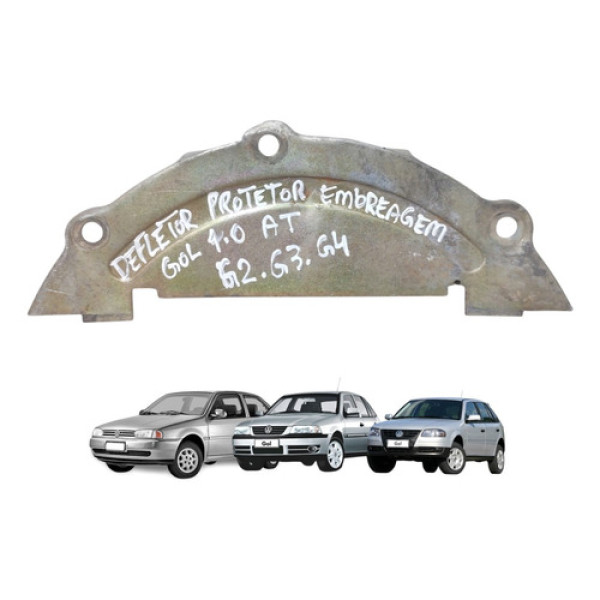 Defletor Protetor Embreagem Gol 1.0 At 1995 A 2009 G2 G3 G4