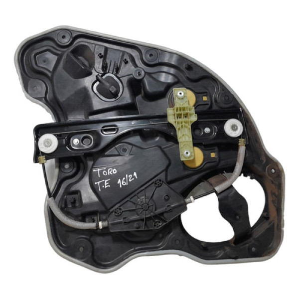 Maquina De Vidro Traseiro Esquerdo Fiat Toro 2016 A 2021 Preto