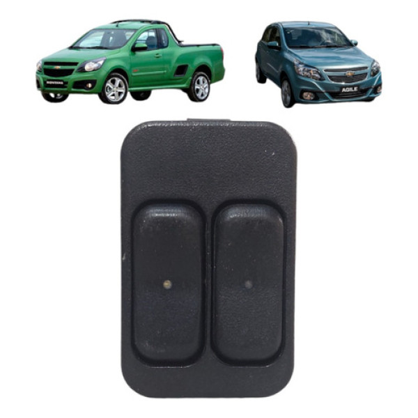 Botão Vidro Elétrico Dianteiro Esquerdo Agile Montana 2011..