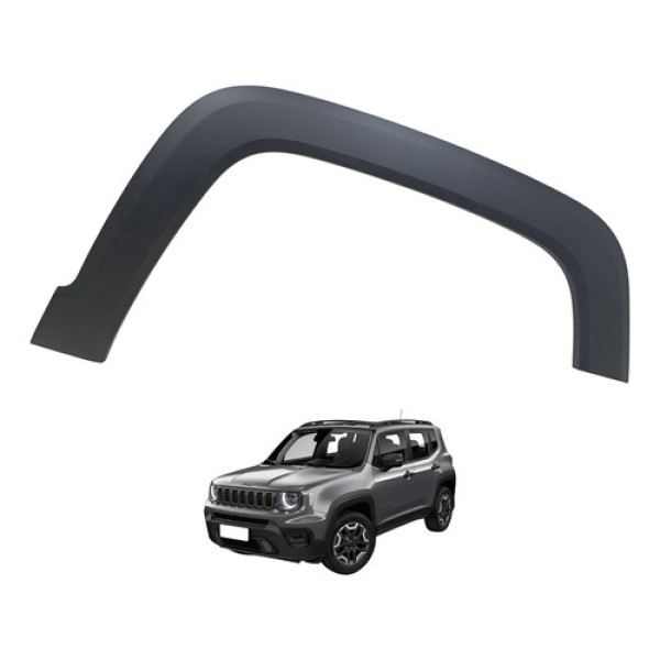 Alargador Jeep Renegade Tras Direito 2019 2020 2021 Original Preto