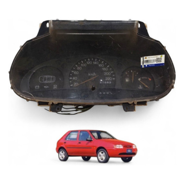 Painel Velocímetro Fiesta Courrier 1996 A 1999 96fb10839a Preto