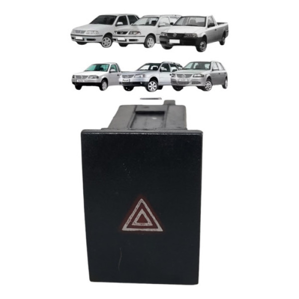 Botão Pisca Alerta Gol Saveiro Parati 2000 A 2012 377953235 Preto