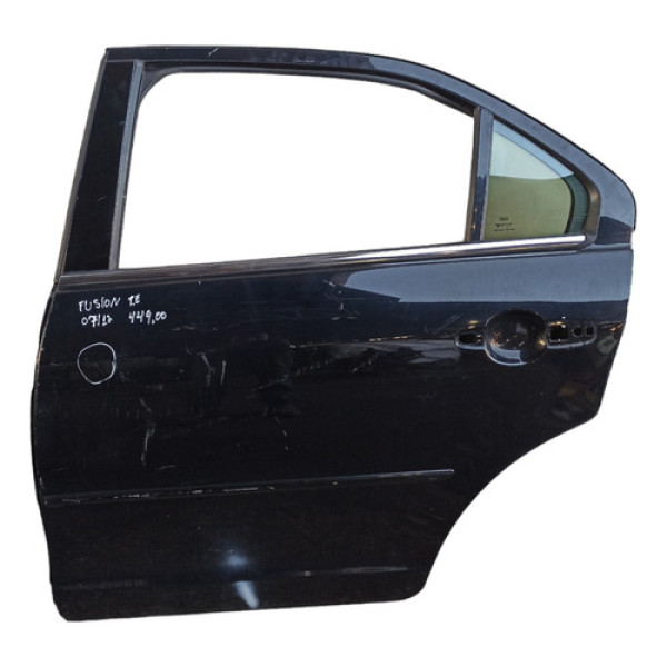 Porta Traseira Esquerda Ford Fusion 2007 A 2012 Bom Estado Traseira Esquerda Preto