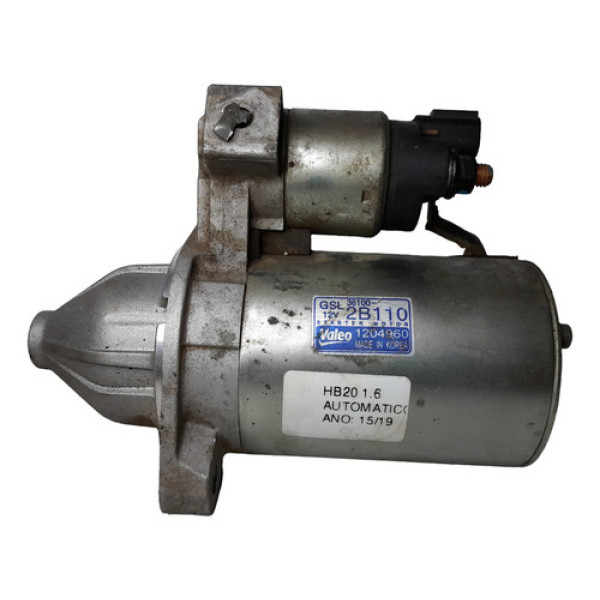 Motor De Arranque Hb20x 2013/2019 1.6 Automático Original