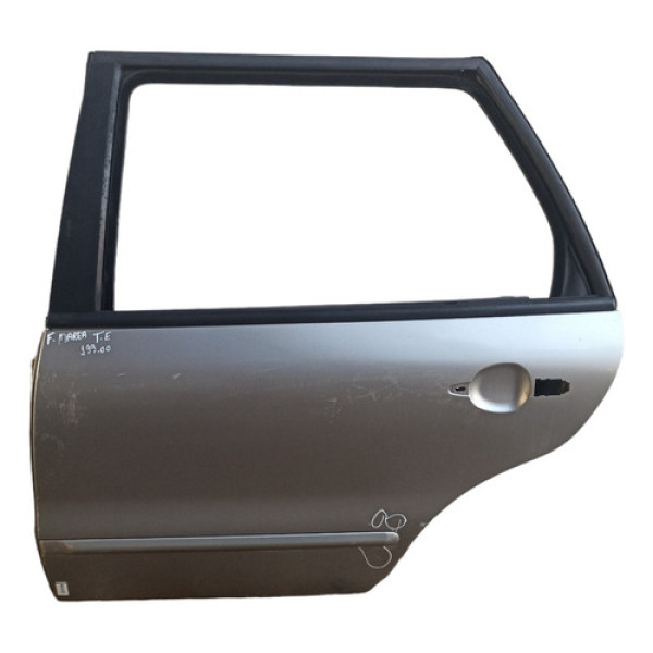 Porta Traseira Esquerda Fiat Marea 1998 Com Detlhes Traseira Esquerdo Prata