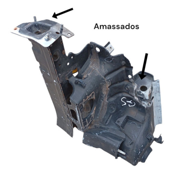 Longarina Mini Frente Lado Direito C/amassado Gol Sav Voy 