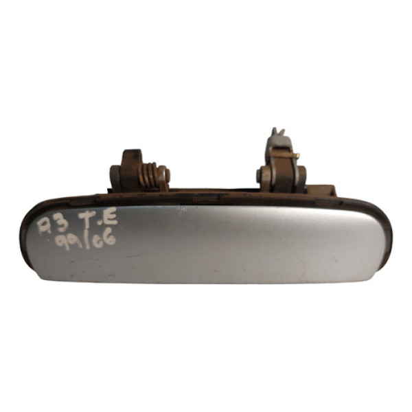 Maçaneta Externa Traseira Esquerda Audi A3 1999 Á 2006 Prata Traseira