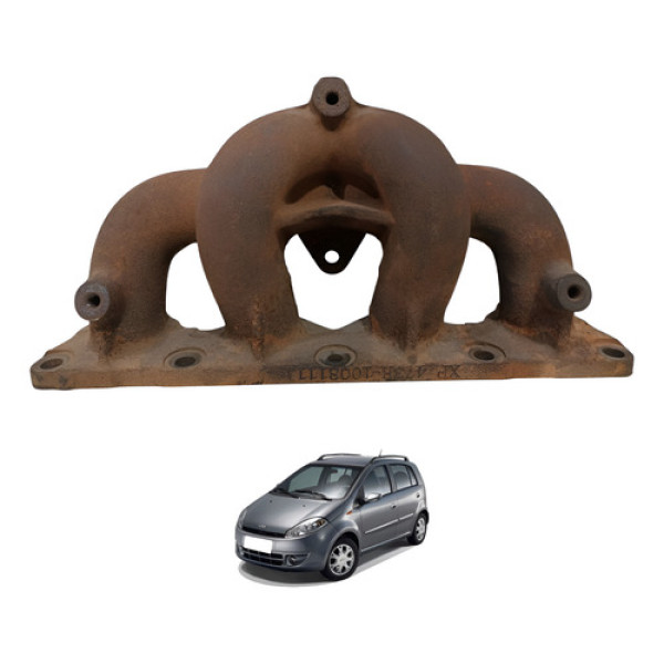 Coletor Escapamento Chery Face 1.3 2010 2011 2012 2013 2014