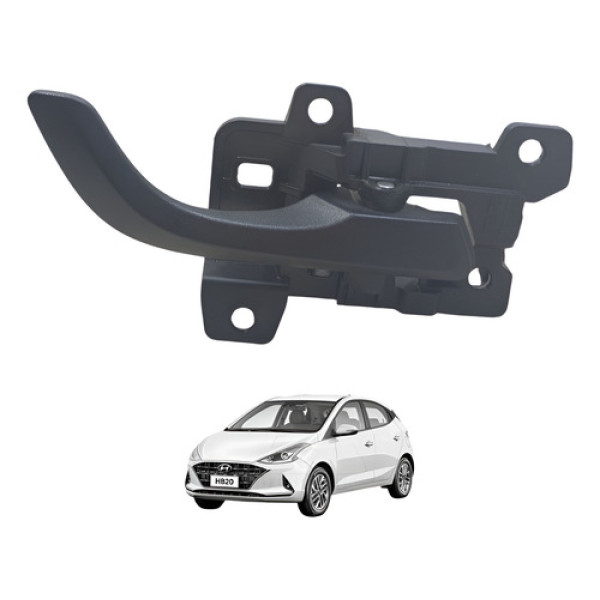 Maçaneta Interna Traseira E Dianteira Hb20 2020/2022 Origina Preto Dianteira/traseira