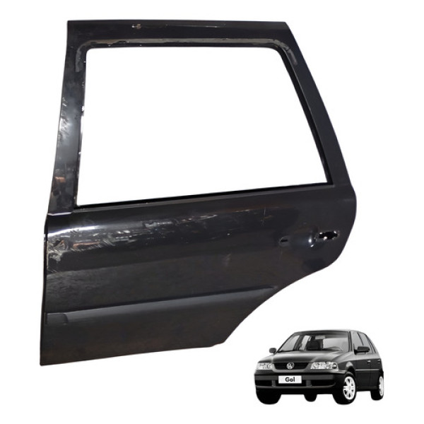 Porta Traseira Esquerda Gol Parati G2 G3 1996 97 2000 A 2005 - Traseira - Esquerda - Preto