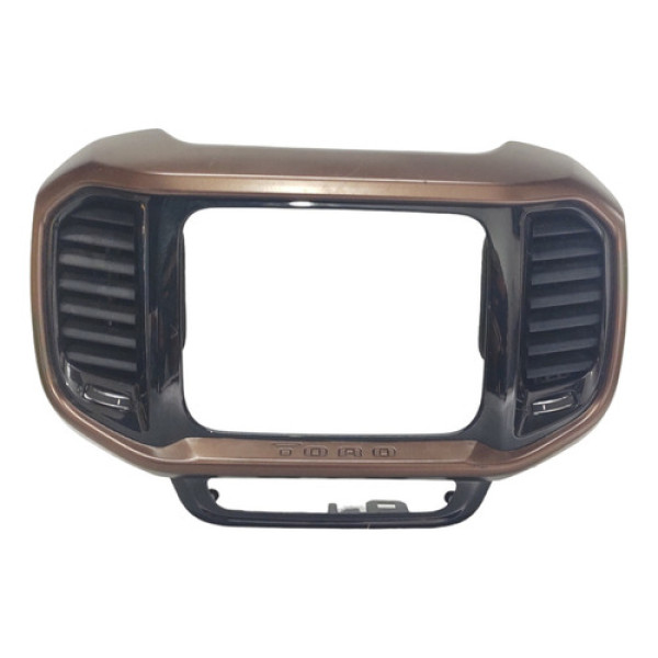 Moldura Marrom Central Multimídia Com Difusor Toro 16 A 21 Marrom