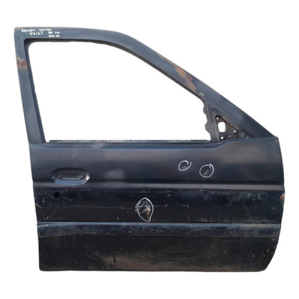 Porta Dianteira Direita Ford Escort Zetec 1997 A 2002 4p Dianteira Direito Preto
