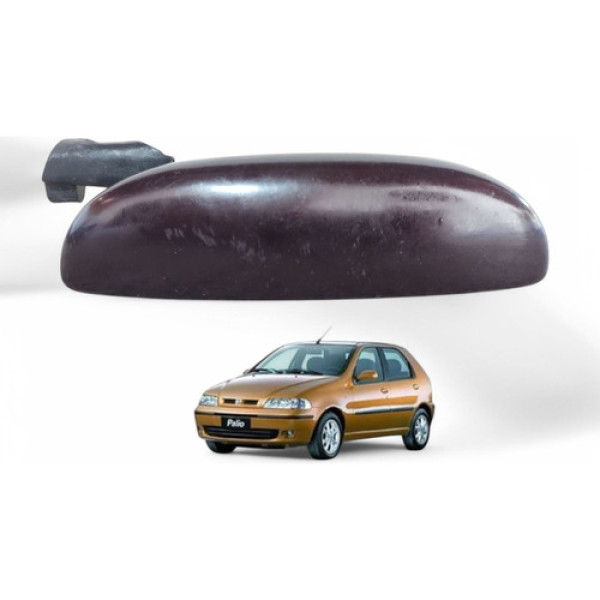 Maçaneta Externa Traseira Direita Palio Siena 2000 A 2004 Bordô Traseira