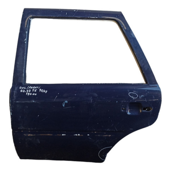 Porta Traseira Esquerda Gol Parati G2 G3 1996 A 2005 Traseira Esquerdo Azul