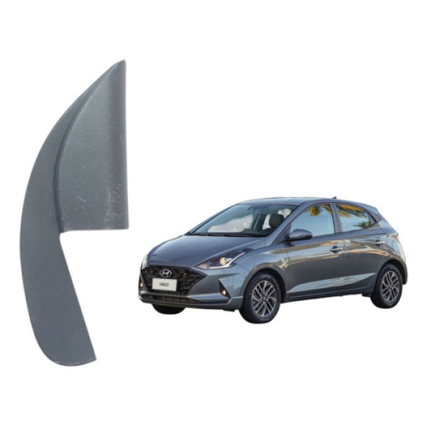 Moldura Interna Retrovisor Direito Hb20 2019 A 20 87661r1010 Preto