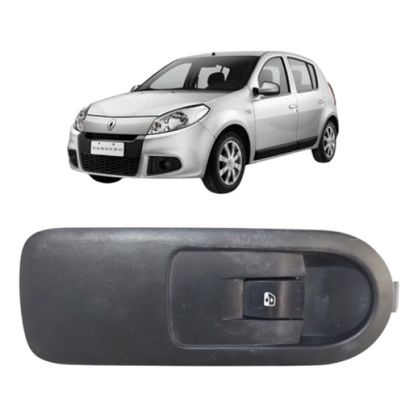 Botão Vidro Elétrico Dianteiro Direito Sandero 2007 A 2013 