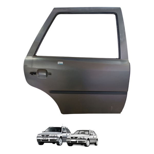 Porta Gol Parati G2 G3 1995 1996 1997 1998 1999 2000 A 2005 Traseira Direita Chumbo