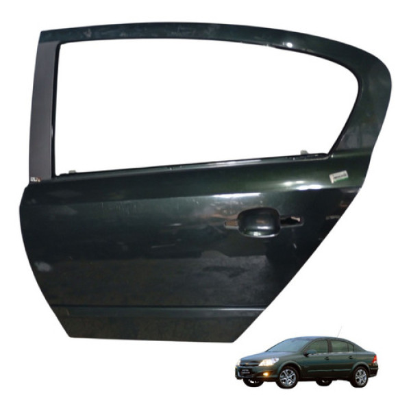 Porta Traseira Esquerda Vectra Sedan 2007 2008/2011 Original Traseira Esquerdo Verde