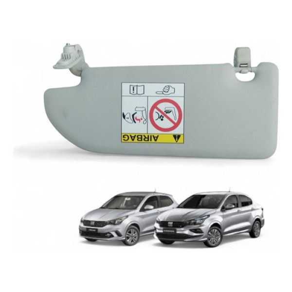 Quebra Sol Direito Com Espelho Fiat Argo 2017