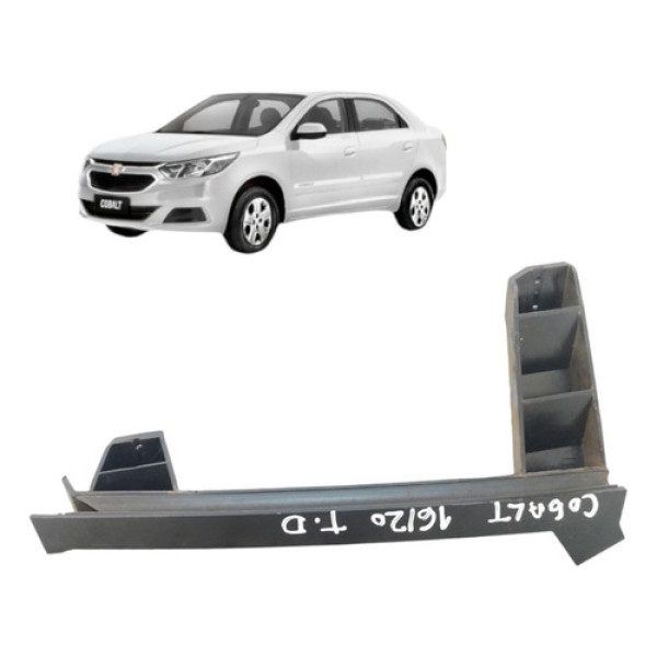 Guia Vidro Porta  Traseira Direita Gm Cobalt 2012 A 2020 Preto