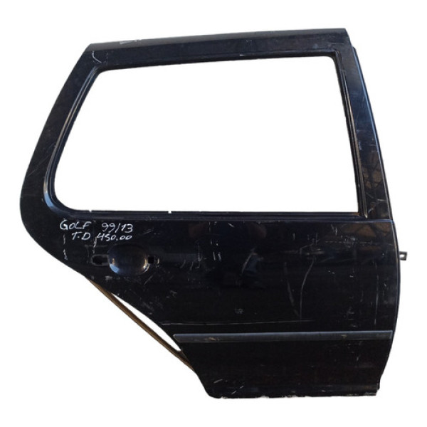 Porta Traseira Direita Volkswagen Golf 1999 A 2013 Traseira Direito Preto