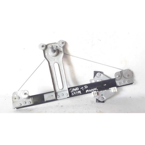 Maquina Vidro Manual Traseiro Direito Renault Sandero 07/14 