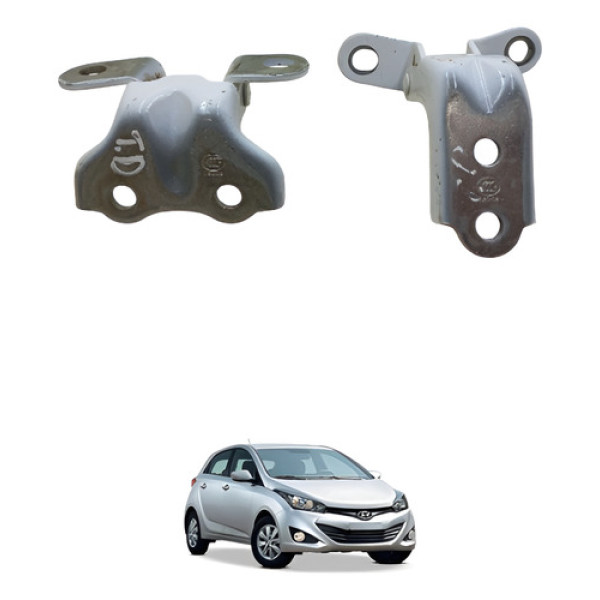 Par Dobradiça Porta Traseira Direita Hb20 2012/2019 Original