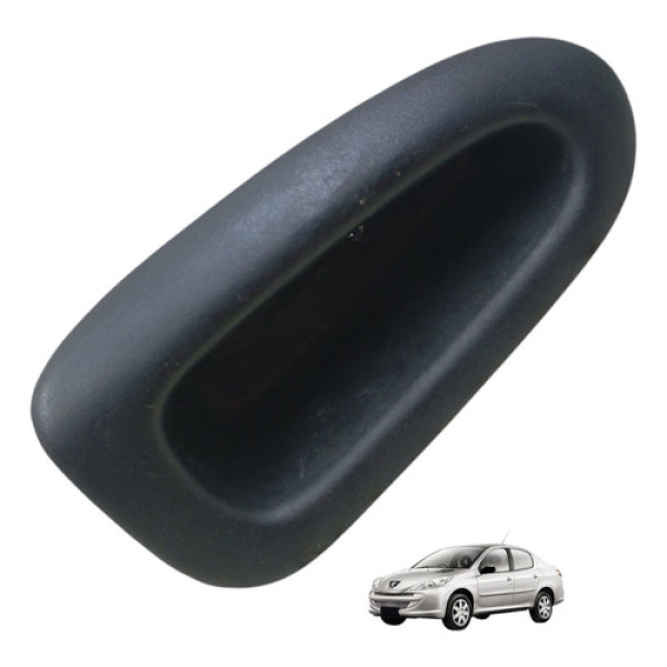 Puxador Interno Porta Dianteira Direita Peugeot 207 08/13 Preto