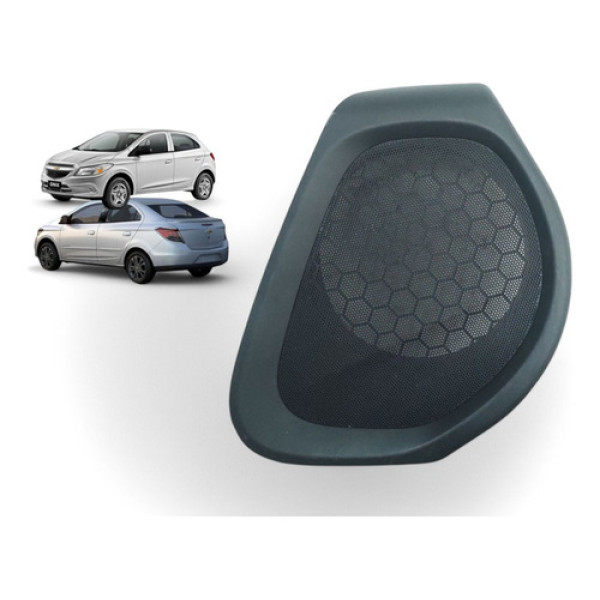 Tela Autofalante Dianteiro Esquerdo Onix Prisma 2013 A 2019 Preto