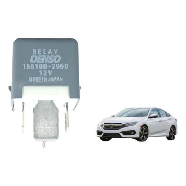 Rele Denso 4 Pinos Cinza 156700-2960 Civic G10 2017 A 2021