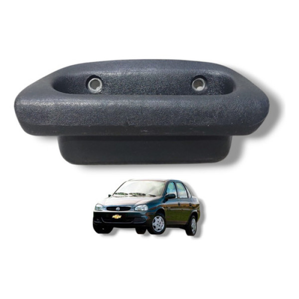 Puxador Porta Interno Traseiro Direito Gm Corsa 1996 A 2016 Preto Traseira