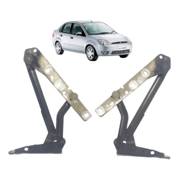 Par Dobradiças Tampa Traseira Fiesta Sedan 2004 A 2012