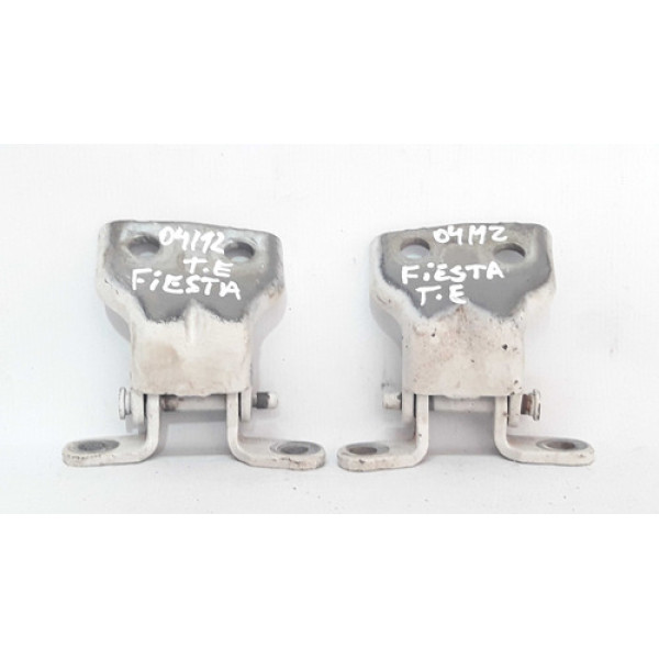 Par Dobradiças Traseira Esquerda Fiesta 04 A 12