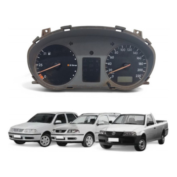 Painel Velocímetro Gol Saveiro Parati G3 2000 A 05 880462011 Cinza