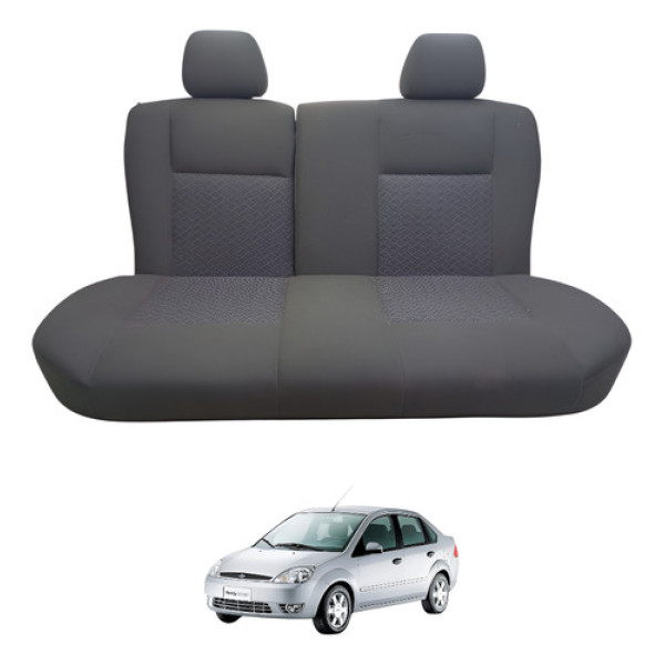 Jogo Banco Traseiro Ford Fiesta Sedan 2004 2005 2006 A 2012 Preto