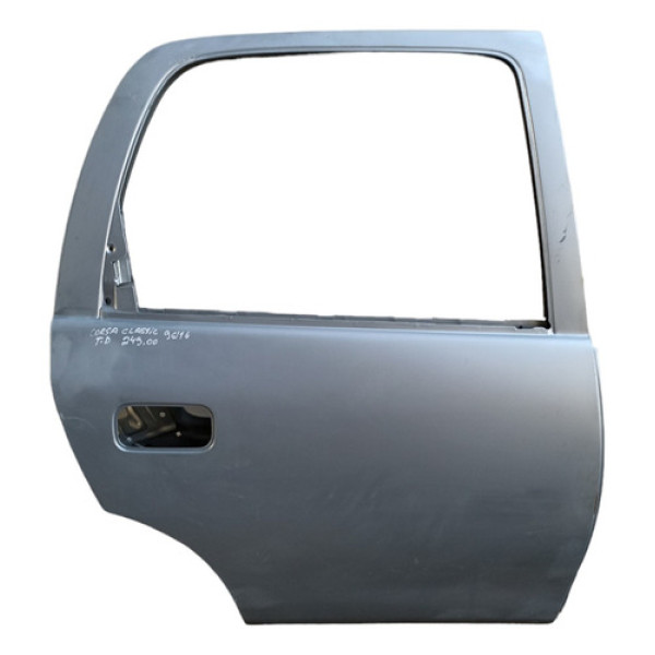 Porta Traseira Direita Gm Corsa Classic 1996/16 Filé Origina Traseira Direito Prata