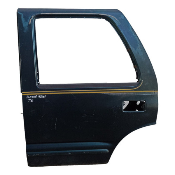 Porta Traseira Esquerda Chevrolet Blazer 1995/2011 Original Traseira Esquerda Verde